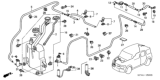 Diagram for Honda Civic Washer Pump - 38512-SDA-A01