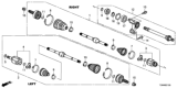 Diagram for 2014 Honda Accord CV Joint - 44310-T3V-305