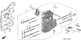 Diagram for Honda Odyssey Valve Body - 27000-P7T-000