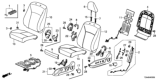 Diagram for 2015 Honda Accord Seat Heater - 81134-T2F-A41