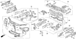 Diagram for 1993 Honda Del Sol Motor And Transmission Mount - 60831-SR3-300ZZ