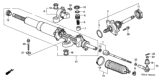 Diagram for 2002 Honda S2000 Steering Gear Box - 53602-S2A-A01