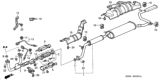 Diagram for 2002 Honda Odyssey Catalytic Converter - 18160-P8F-A10
