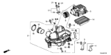 Diagram for 2015 Honda Fit Air Duct - 17212-5R0-008