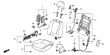 Diagram for 2008 Honda Fit Seat Cushion - 81132-SLN-A01ZA