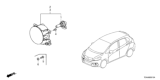 Diagram for 2021 Honda Civic Fog Light - 33950-T5R-A01