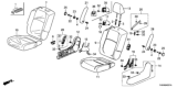 Diagram for 2019 Honda Odyssey Seat Cushion - 81337-THR-A01