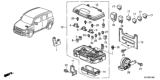 Diagram for Honda Element Relay Block - 38250-SCV-A02