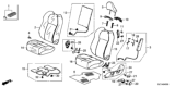 Diagram for 2016 Honda CR-Z Seat Cover - 81531-SZT-G24ZF