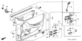 Diagram for 2000 Honda Accord Mirror Switch - 35190-S84-A01ZA