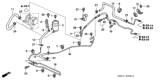 Diagram for 2004 Honda Accord Power Steering Reservoir - 53701-SDA-A01