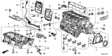 Diagram for 2020 Honda Fit Oil Pan - 11200-5R0-000
