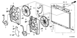 Diagram for Honda Ridgeline Cooling Fan Assembly - 19020-RV0-A01