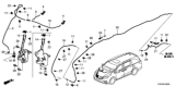 Diagram for 2022 Honda Odyssey Windshield Washer Nozzle - 76810-THR-A01