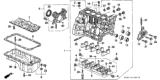Diagram for 1998 Honda Odyssey Engine Mount - 11910-P0A-010