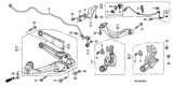 Diagram for 2006 Honda Civic Sway Bar Bushing - 52306-SNC-J01