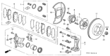 Diagram for Honda Odyssey Wheel Bearing - 44200-SX0-008