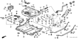 Diagram for 1998 Honda Civic Fuel Filler Neck - 17660-S04-A01