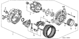 Diagram for 2005 Honda CR-V Alternator - 31100-RJJ-004