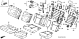Diagram for Honda CR-V Cup Holder - 82187-S84-A11ZE
