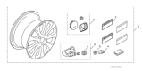 Diagram for 2012 Honda Accord Spare Wheel - 08W18-TA0-101A