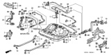 Diagram for 2000 Honda Prelude Fuel Filler Neck - 17660-S30-A51