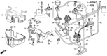 Diagram for 1989 Honda Accord EGR Vacuum Solenoid - 36190-PH3-005