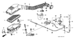 Diagram for 1998 Honda Prelude Air Duct - 17228-P5M-A00