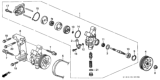 Diagram for 2000 Honda CR-V Drive Belt & V Belt - 56992-P3F-003