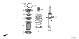 Diagram for Honda CR-V Coil Springs - 51406-TLB-A03