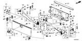 Diagram for Honda Ridgeline Tailgate Latch - 74801-SJC-A01