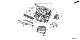 Diagram for 2014 Honda Accord Blend Door Actuator - 79350-T2F-A01