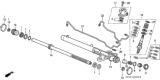 Diagram for 1997 Honda Accord Rack And Pinion - 53626-SV4-A61