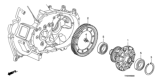 Diagram for Honda Fit Differential - 41100-RF0-E00