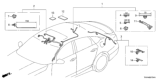 Diagram for Honda Sunroof Cable - 32156-TVC-A21