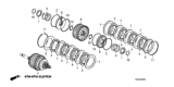 Diagram for Honda CR-V Clutch Disc - 22546-R91-003