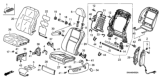 Diagram for 2009 Honda CR-V Seat Motor - 81602-SWA-A01