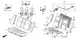Diagram for 2007 Honda Civic Seat Cover - 82551-SNA-A11ZB