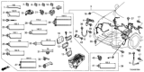 Diagram for 2018 Honda Civic Battery Cable - 32601-TGH-A00
