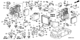 Diagram for Honda Odyssey ABS Control Module - 39790-S0X-A01