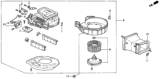 Diagram for Honda Prelude Blower Motor Resistor - 79330-SS0-003