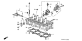 Diagram for 2004 Honda Accord Cylinder Head Gasket - 12251-RAA-A01