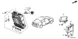 Diagram for 2015 Honda Civic Fuse Box - 38200-TR7-A01