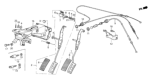 Diagram for 1985 Honda CRX Accelerator Cable - 17910-SB2-681