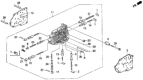 Diagram for Honda Del Sol Valve Body - 27700-P24-J02