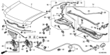 Diagram for 2013 Honda Ridgeline Hood Latch - 74120-SJC-A11