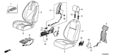 Diagram for Honda Seat Cushion - 81127-TBA-A01