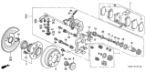 Diagram for 2001 Honda Accord Wheel Bearing - 42200-S84-C52
