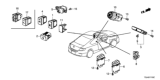 Diagram for 2015 Honda Fit TPMS Sensor - 35320-T2A-A01