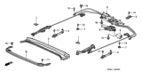Diagram for 2005 Honda Civic Sunroof Cable - 70370-S5T-A11
